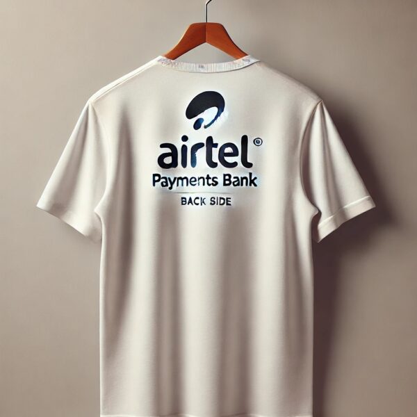 Airtel Payment Bank T-Shirt Round-Neck, Black