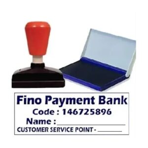 Fino Payment Bank Stamp & Mohar