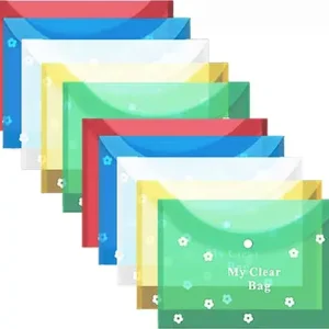 Buy the My Clear Bag File Folder – A4 size, durable, transparent file with snap button closure. Ideal for students and professionals. Shop now on Dipmart.in!