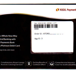NSDL PAYMENT BANK KIT SPICE MONEY