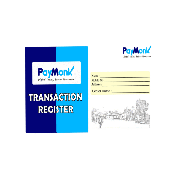 Paymonk Register Book