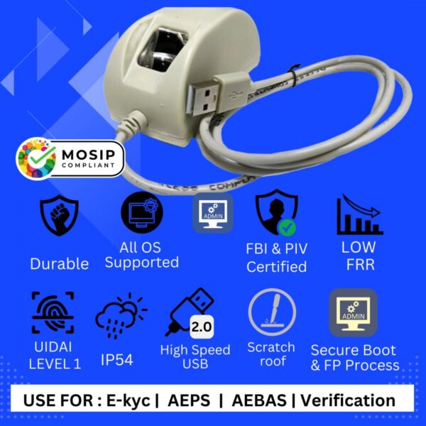 Startek FM220U L1 Biometric Fingerprint Scanner with RD - Image 4