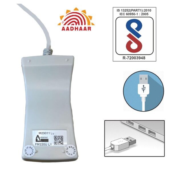 Startek FM220U L1 Biometric Fingerprint Scanner with RD - Image 2