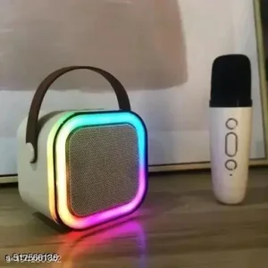 Karaoke music speaker with mic