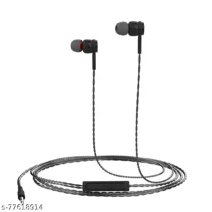 Portronics Conch Gama Wired Headset (in The Ear) (Black)