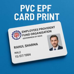 PVC EPFO Card Print